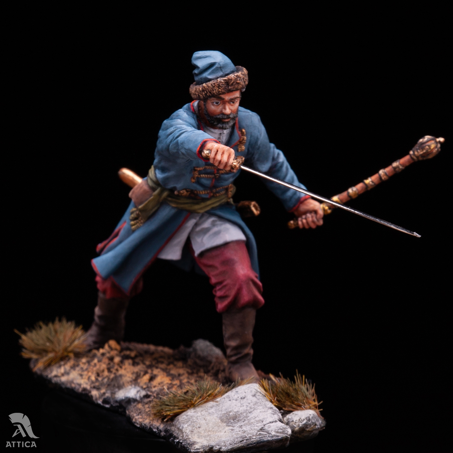 Don Cossack Painted Toy Soldier Art Quality