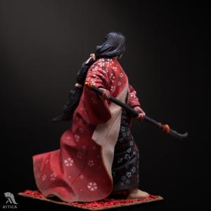 Samurai Female Warrior Painted Toy Soldier Museum Quality