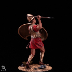 Greek hoplite with an oval shield Tin Painted Toy Soldier Pre-OrderArt 