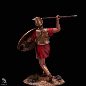 Greek hoplite with an oval shield Tin Painted Toy Soldier Pre-OrderArt 