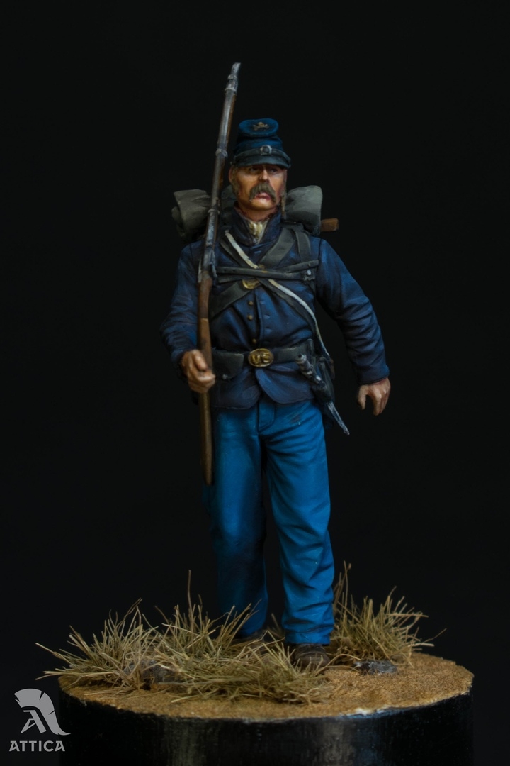 Union soldier at Battle of Gettysburg Tin Painted Toy Soldier Pre-OrderArt 