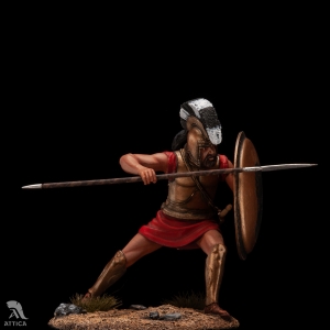 Greek hoplite with a round shield Painted Toy Soldier Pre-OrderCollectible 
