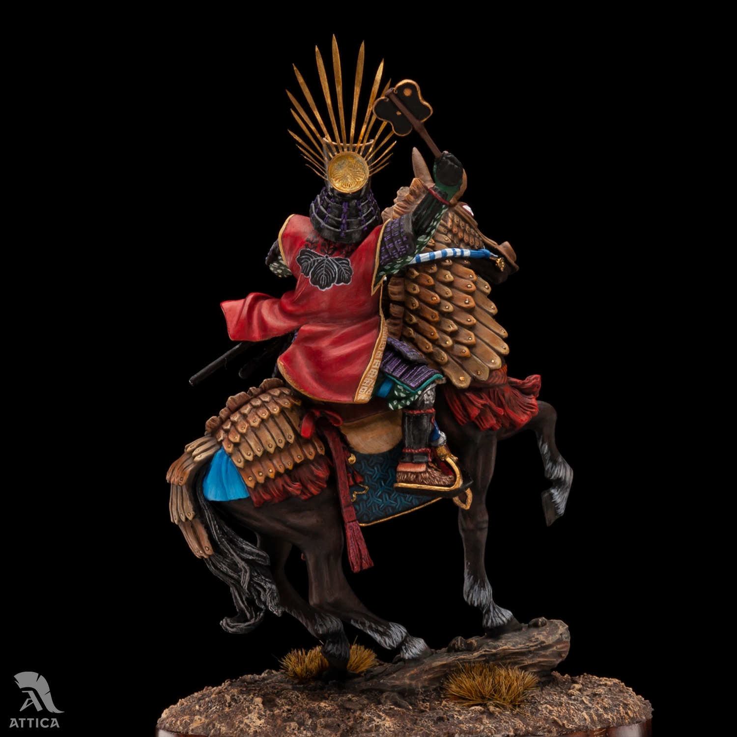 Toyotomi Hideyoshi Japanese Daimyo Painted Toy Soldier Art Quality