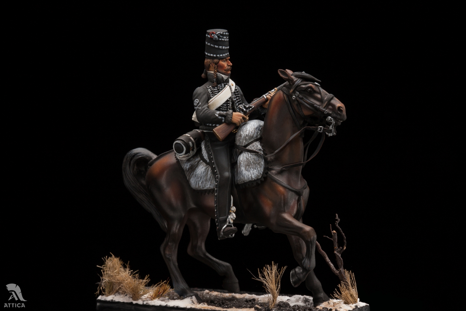 Hussar of the Death Painted Toy Soldier Art Quality